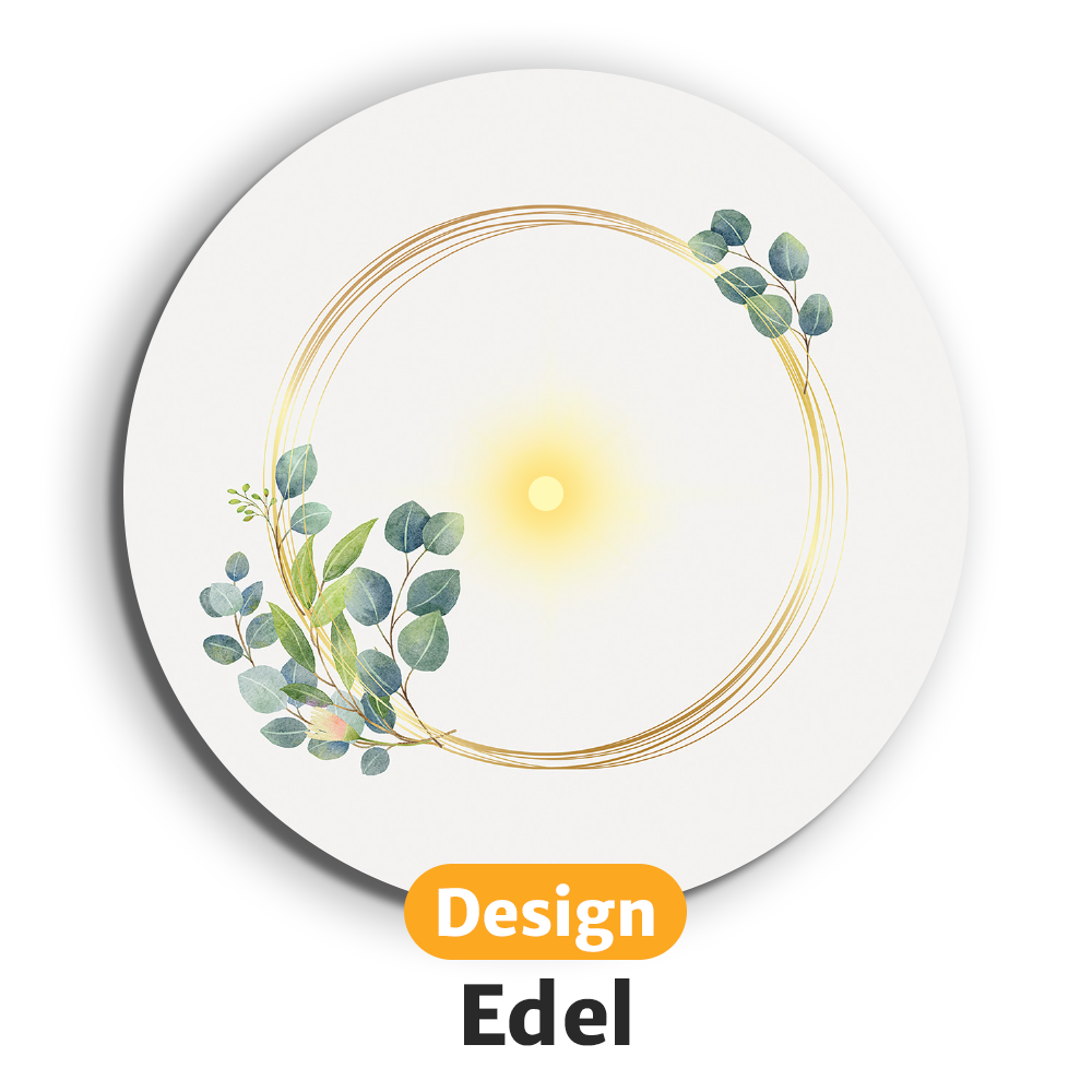 Glowing LED Coasters with Free Replacement Batteries
