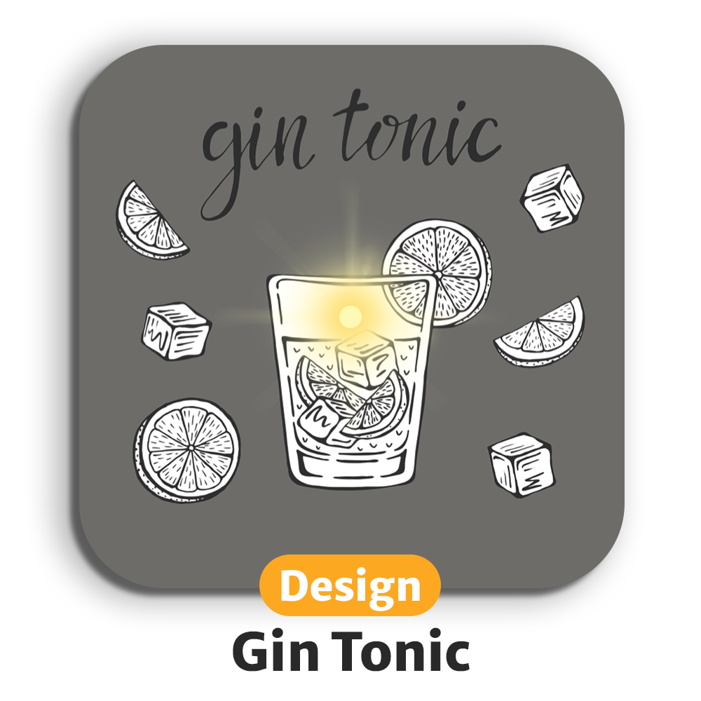 Glowing LED Coasters with Free Replacement Batteries