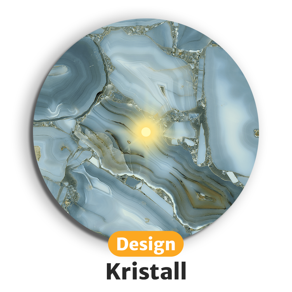 Glowing LED Coasters with Free Replacement Batteries